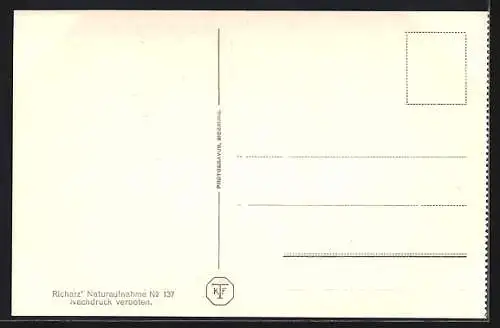 AK Carden, Ort mit Flusslauf und Castor Kirche