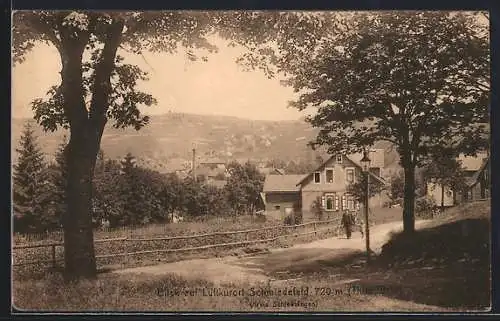 AK Schmiedefeld /Kreis Schleusingen, Blick auf den Ort