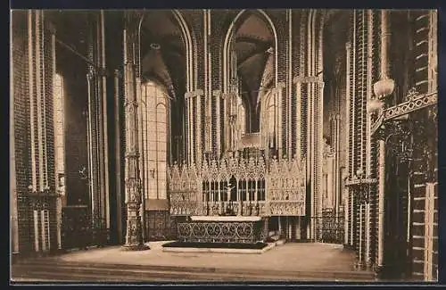 AK Doberan, Inneres der Kirche, Altar