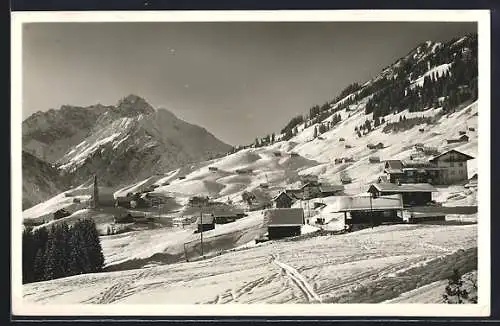 AK Hirschegg, Teilansicht im Winter