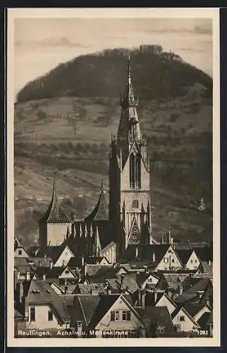 AK Reutlingen, Achalm u. Marienkirche