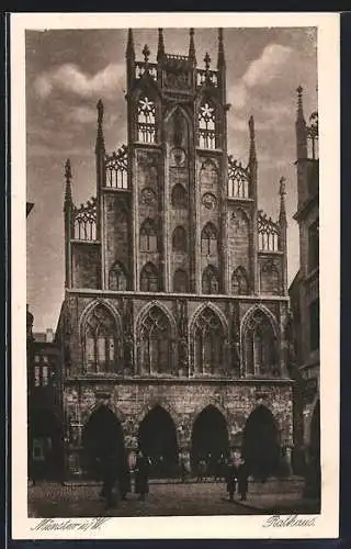 AK Münster i. W., Das Rathaus