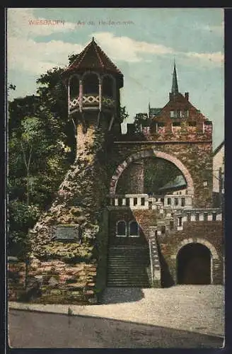 AK Wiesbaden, An der Heidenmauer