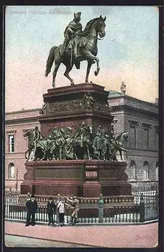 AK Berlin, Denkmal Friedrich d. Grossen