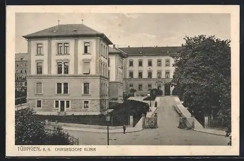 AK Tübingen, Strassenpartie an der chirurgischen Klinik