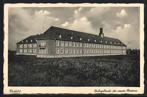 AK Krefeld, Stabsgebäude der neuen Kaserne