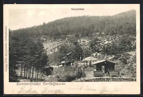 AK Gerlinghausen, Partie am Schopkebad