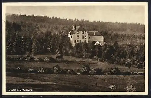 AK Deuselbach / Hochwald, Hotel zum Erbestopf