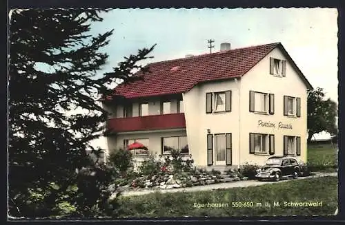 AK Egenhausen /Schwarzwald, Pension Reusch