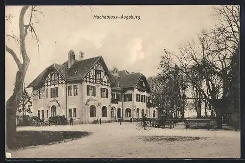 AK Augsburg, Gasthaus Hochablass