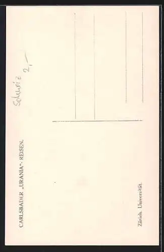 AK Zürich, Partie an der Universität