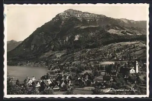 AK Immensee, Totalansicht mit Rigi