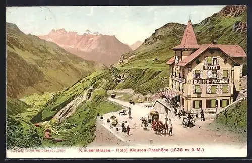 AK Klausenstrasse, Das Hotel Klausen-Passhöhe