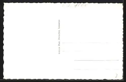 AK Lausanne, Vue Générale et les Alpes