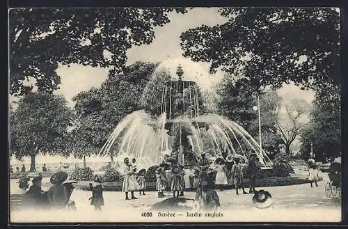 AK Genève, Jardin anglais