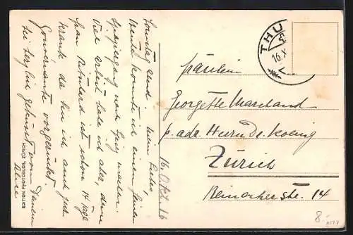 AK Thun, Ortsansicht vom Thunerhof aus