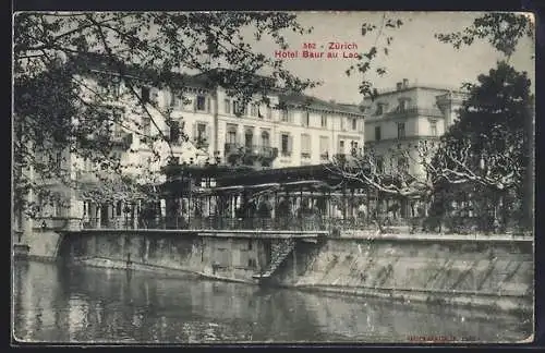 AK Zürich, Hotel Baur au Lac