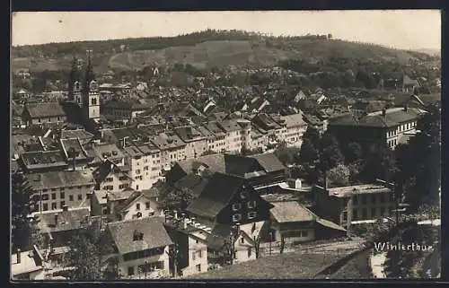 AK Winterthur, Teilansicht mit Kirche