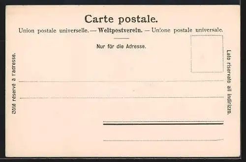 AK Winterthur, Teilansicht mit Bäumen