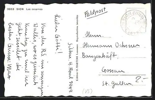 AK Sion, Les casernes