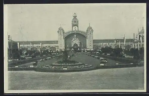 AK Prag, Zahradnicko-ovocnicke Vystavy 1910 v Praze, Vystavni Palac