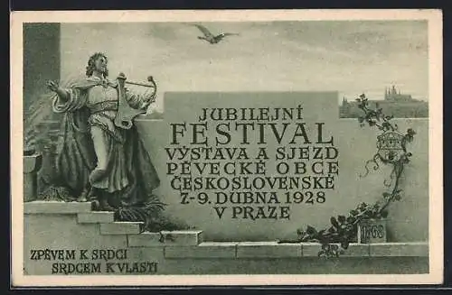 AK Oraze / Orag, Jubilejní Festival Vystava a Sjezd..., 1928