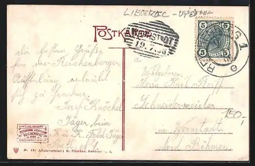 AK Reichenberg, Deutschböhmische Ausstellung 1906, Hauptgebäude