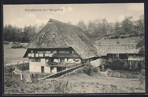 AK Schlossmühle /Königsfeld, Aussenansicht eines Gehöftes