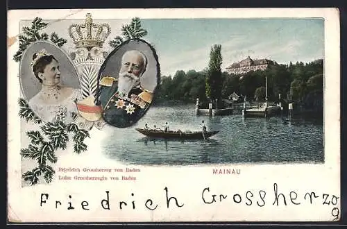 AK Mainau, Friedrich Grossherzog und Luise Grossherzogin von Baden