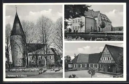 AK Ratekau b. Lübeck, Gemeindehaus, Kirche, Schule