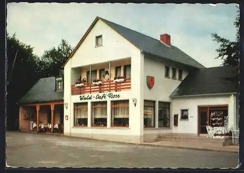 AK Gemündener Maar, Wald-Cafe Rose