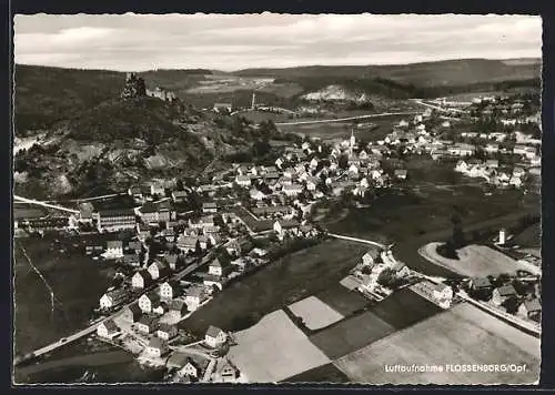 AK Flossenbürg /Opf., Teilansicht mit Strassenpartie