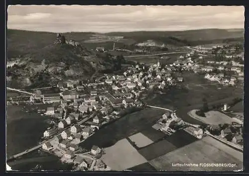 AK Flossenbürg /Opf., Teilansicht mit Strassenpartie