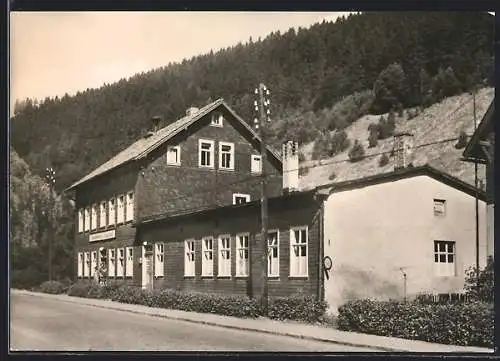 AK Katzhütte /Thür., Jugendherberge und Kindergarten Helmut Just