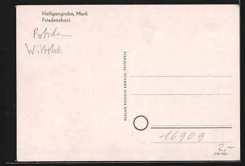 AK Heiligengrabe /Mark, Friedenshort, Strassenpartien