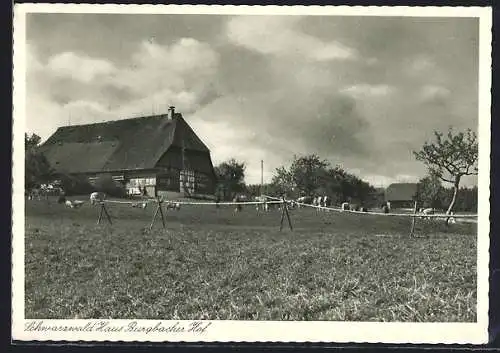 AK Königsfeld i. Schwarzw., Hotel Schwarzwald-Haus Burgbacher Hof