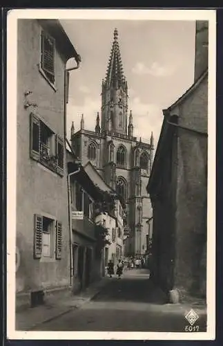 AK Konstanz, Das Münster von der Klostergasse aus