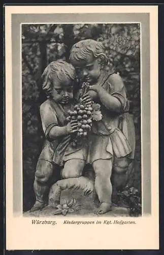 AK Würzburg, Kindergruppe im Königlichen Hofgarten