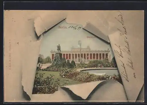 AK Berlin, Blick zum Museum