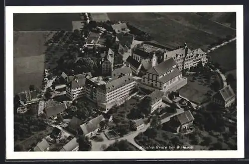 AK Waldsee / Württ., Kloster Reute vom Flugzeug aus