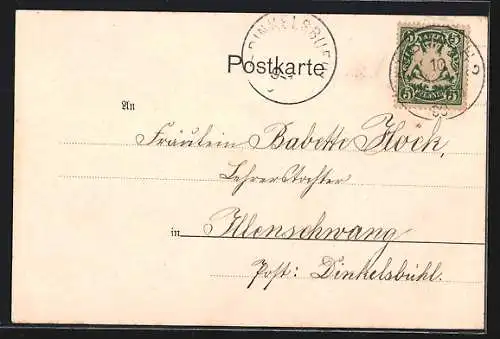 AK Ansbach / Bayern, Gesamtansicht