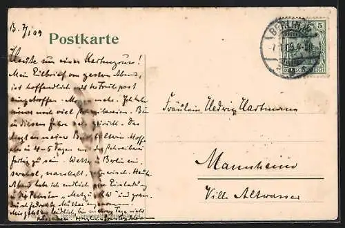 AK Grunewald, Jagdschloss, Hof mit Wildschweinsgruppe