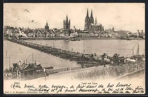 AK Köln, Totalansicht