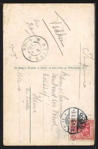 AK Köln, Denkmal Kaiser Wilhelm I. am Hohenzollernring