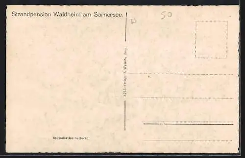 AK Sarnen, Strandpension Waldheim am Sarnersee