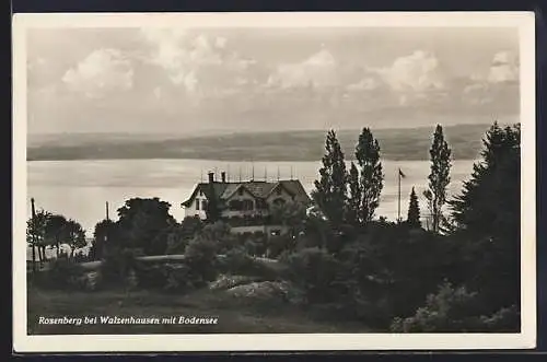 AK Walzenhausen, Rosenberg mit Bodensee