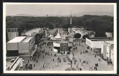 AK Budapest, Internationale Messe 28.04.-08.05.1939, Messepavillons