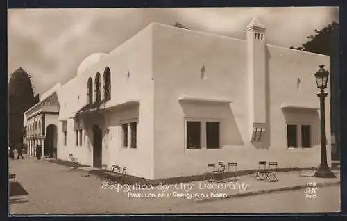 AK Paris, Exposition des Arts Decoratifs 1925, Pavillon de l`Afrique du Nord