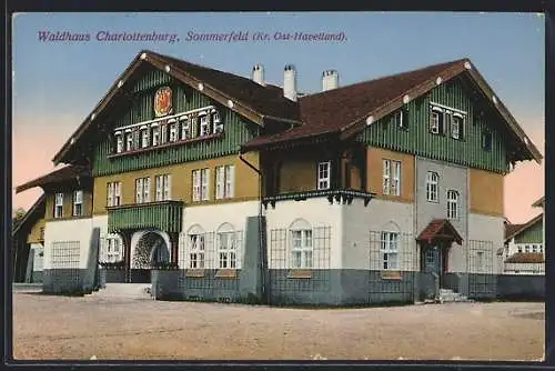 AK Sommerfeld / Osthavelland, Gasthaus Charlottenburg