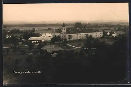 AK Baumgartenberg /O.Oe., Ortsansicht vom Berg aus
